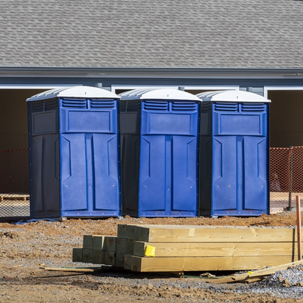 are there any restrictions on where i can place the porta potties during my rental period in Rineyville KY